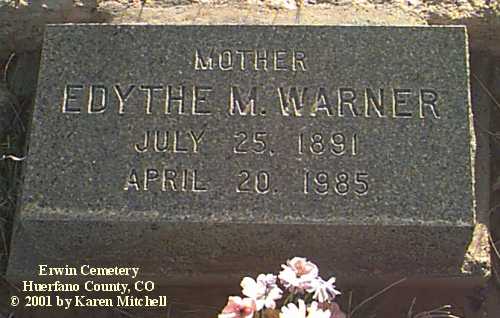 warner, edythe m.
