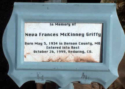 griffy, neva frances mckinney